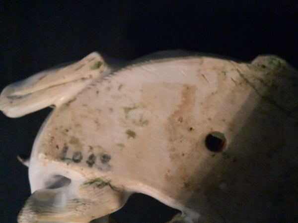 Meissen Porcelain Figurine of a Recumbent Fresian Cow, 1750