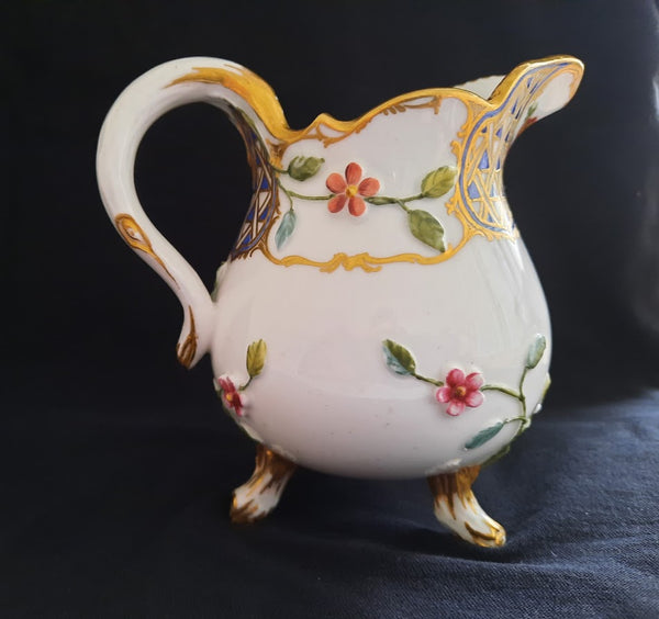 Sevres Porcelain Floral Moulded Milk Jug 1759-1760