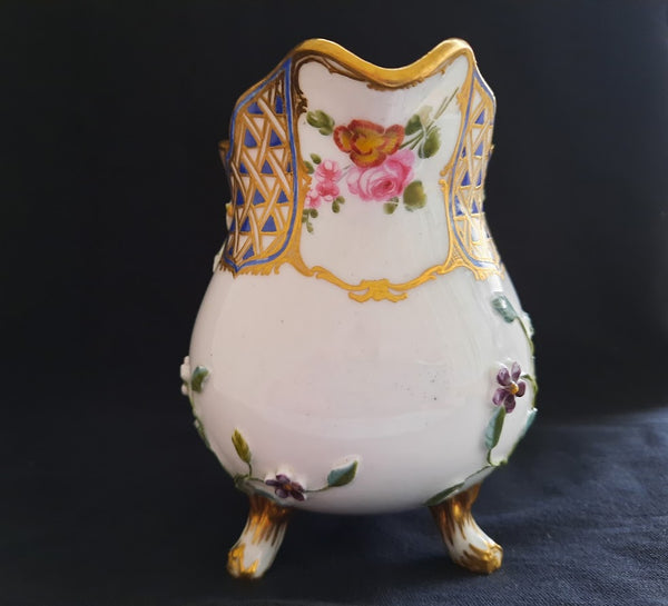 Sevres Porcelain Floral Moulded Milk Jug 1759-1760