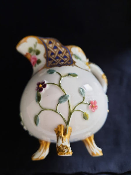 Sevres Porcelain Floral Moulded Milk Jug 1759-1760
