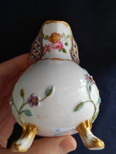 Sevres Porcelain Floral Moulded Milk Jug 1759-1760