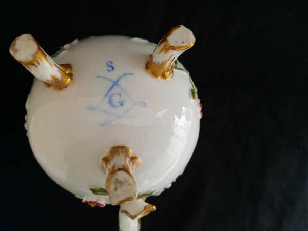 Sevres Porcelain Floral Moulded Milk Jug 1759-1760