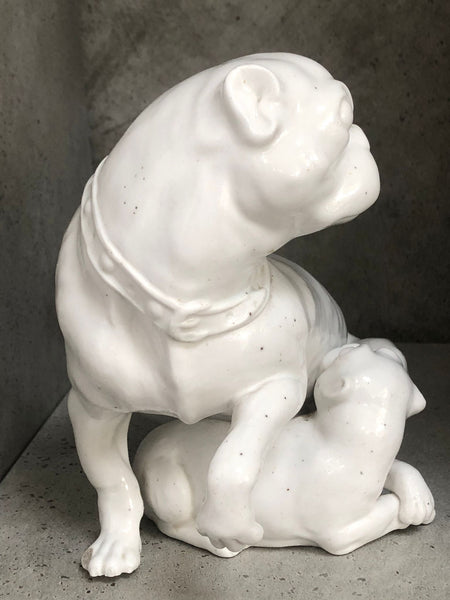 Continent Porcelain Blanc de Chine Pug 18th C