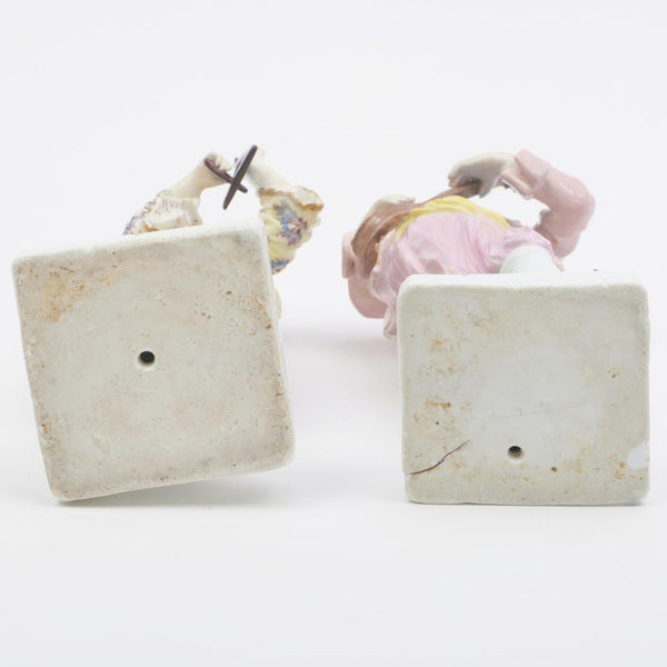 A Rare Pair of Meissen Greek Musicians, 1745-1750, Johann Friedrich Eberlien