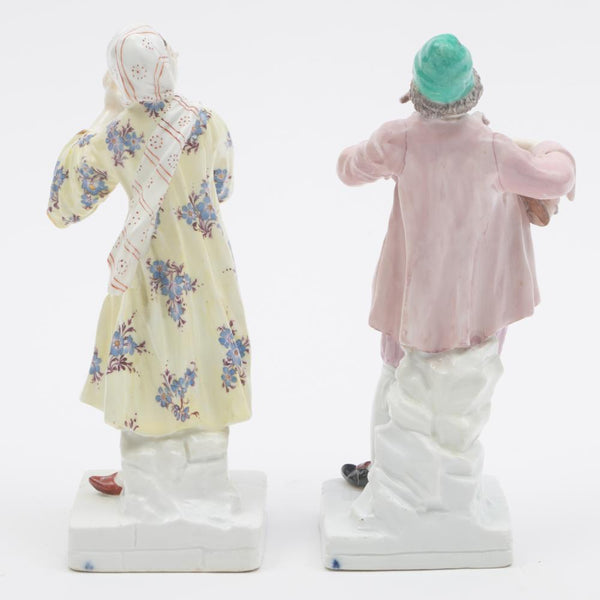 A Rare Pair of Meissen Greek Musicians, 1745-1750, Johann Friedrich Eberlien