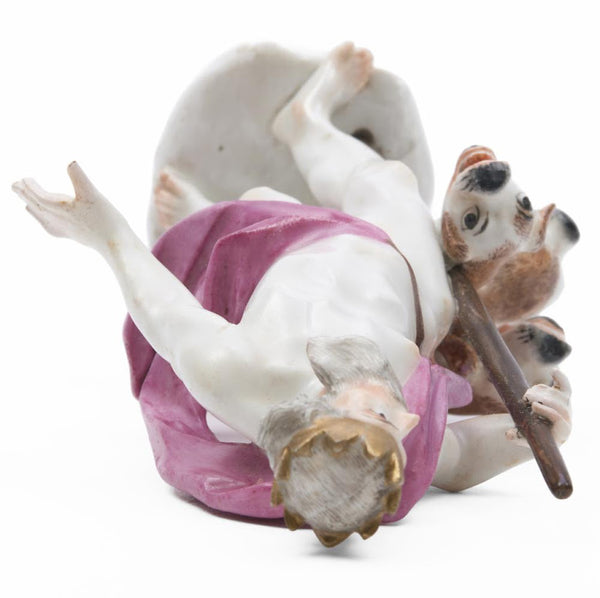 Meissen Mythical Figure of Pluto with Cerberus, Circa 1755