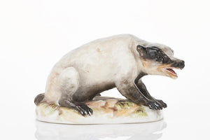 Meissen Figure of a Badger, Circa 1870
