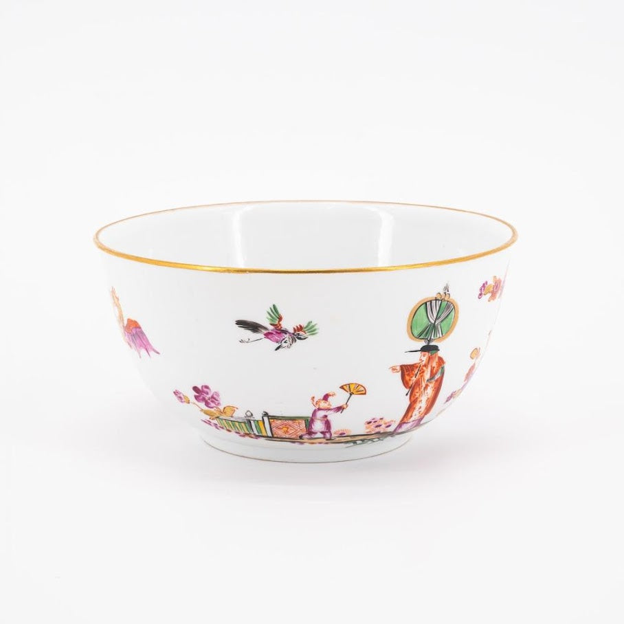 Meissen Chinoiserie Slop Bowl with Dragon 1774-1814