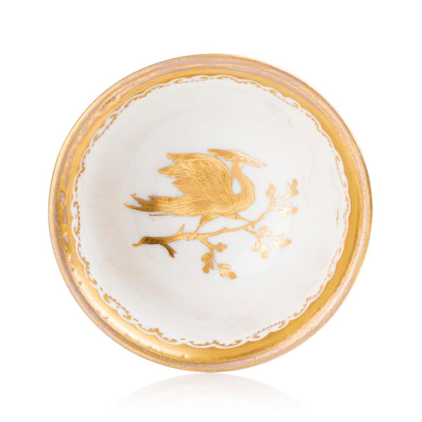 Meissen Porcelain Augsburg "goldchinesen" Tea Bowl, 1720-1725