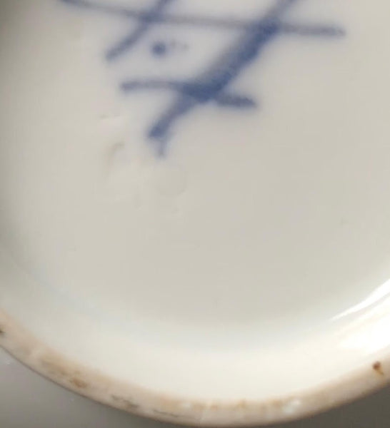 Meissen Porzellan Kauffahrtei Szene Kaffeetasse und Untertasse (Dot Period 1756-1773) #2 