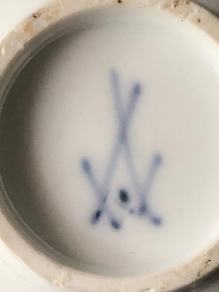 Meissen Porzellan Kauffahrtei Szene Teetasse &amp; Untertasse (Dot Period 1756-1773) #3 