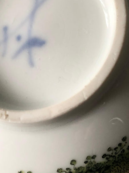 Meissen Porzellan Kauffahrtei Szene Teetasse &amp; Untertasse (Dot Period 1756-1773) #7 