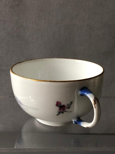 Tasse à thé et soucoupe en porcelaine de Meissen Kauffahrtei (période Dot 1756-1773) #7 