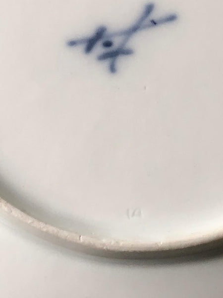 Tasse à thé et soucoupe en porcelaine de Meissen Kauffahrtei (période Dot 1756-1773) #7 