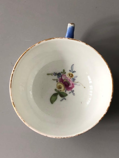 Meissen Porzellan Kauffahrtei Szene Teetasse &amp; Untertasse (Dot Period 1756-1773) #6 