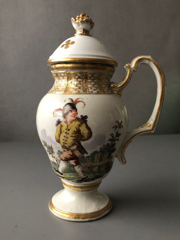 Moutardier En Porcelaine De Nymphenburg 1760-70