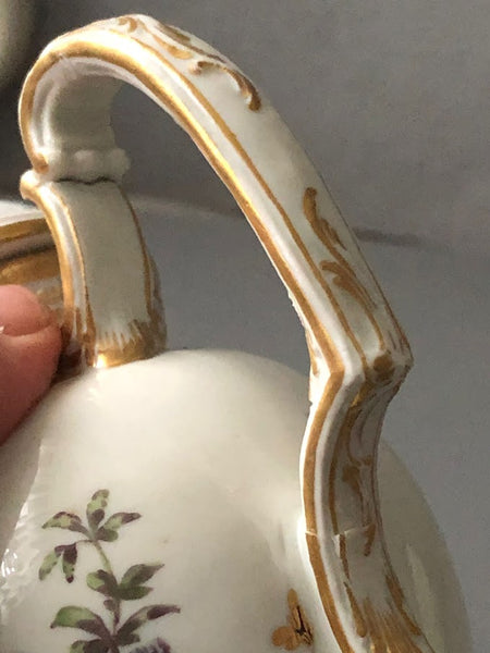 Nymphenburg Porcelain Mustard Pot  1760-70
