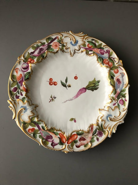 Chelsea Porcelain Fruit & Veg Plate 1760-1762