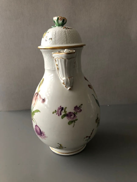 Meissen Porcelain Floral Coffee Pot 1740-1750