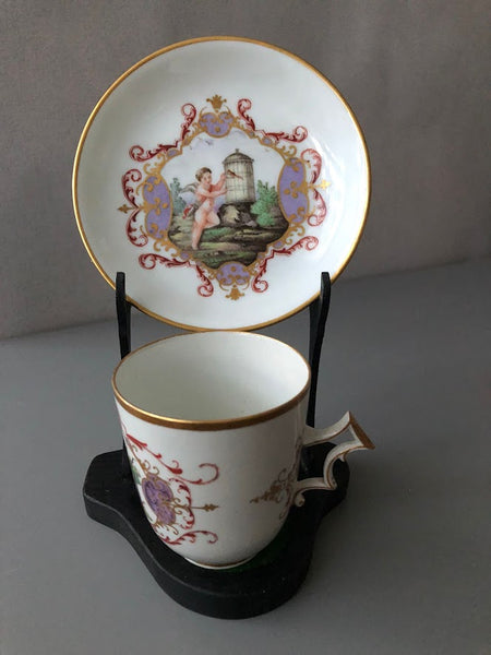 Doccia Coffee Cup & Saucer 1765-1770