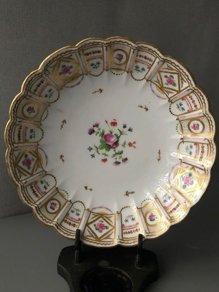 Bordeaux Porcelain, Verneuilh & Vanier Floral Dish, 1787