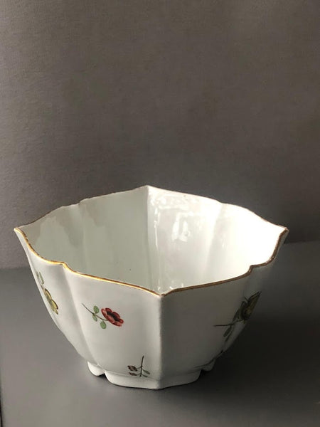 A Meissen Porcelain Floral Slop Bowl,  c.1735-40