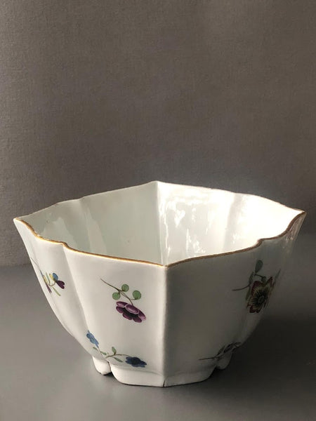 A Meissen Porcelain Floral Slop Bowl,  c.1735-40