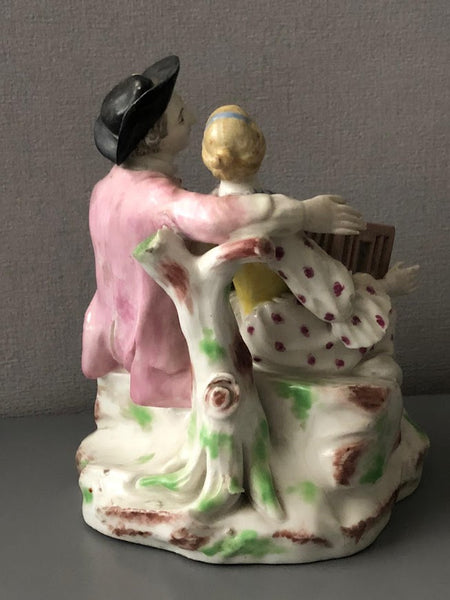 Mennecy figure group Emblematic of Matrimony c1760
