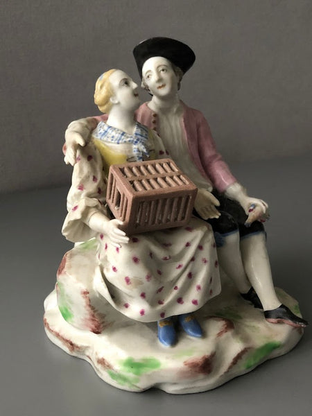 Mennecy figure group Emblematic of Matrimony c1760
