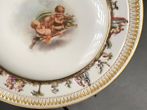 Meissen Capodimonte Style Plate#1