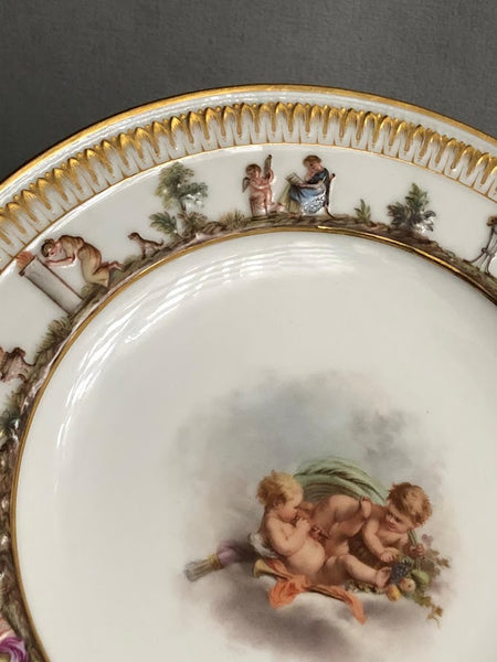 Meissen Capodimonte Style Plate#1