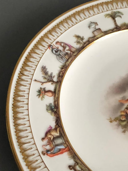 Meissen Capodimonte Style Plate#1