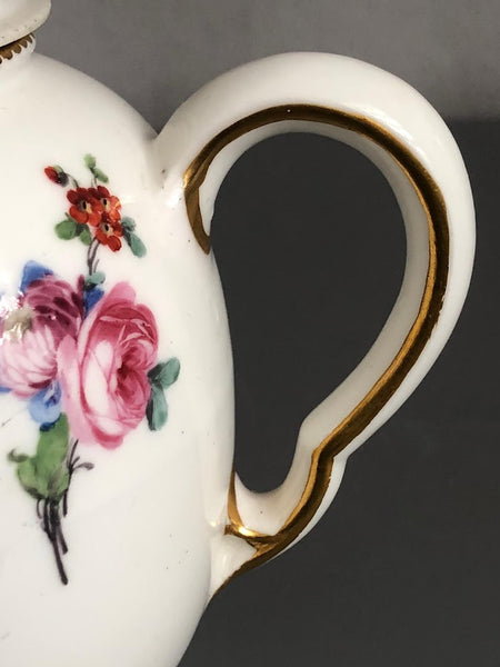Sevres Porcelain Floral 'Calabre' Teapot&nbsp; Circa 1760