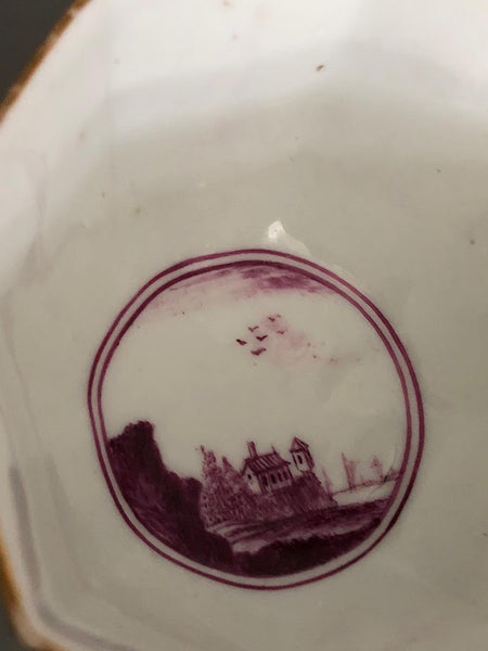 Meissen Porcelain Town Scene Tea Cup, 1735