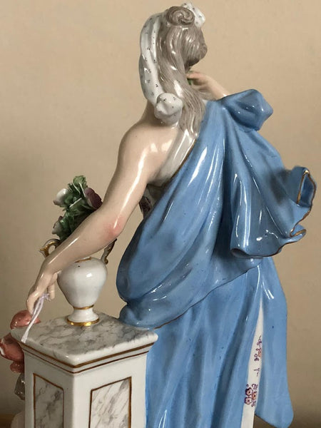 Meissen Emblematic of Senses Figurine "Smell" 19th C