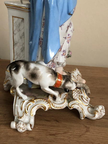 Meissen Emblematic of Senses Figurine "Smell" 19th C