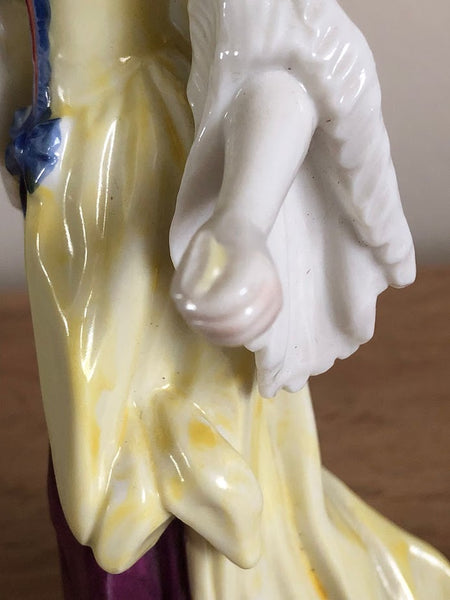 Nymphenburg Porcelain Figure of a Lady from the "Ponhauser Garden" 19th C