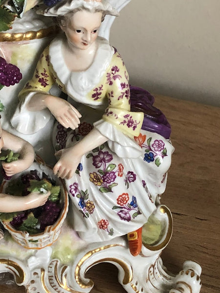 Meissen Figural Potpourri Vase 1850