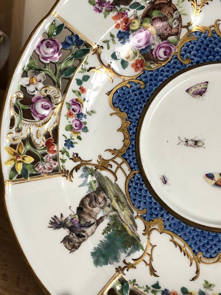 Meissen Porcelain Bruhlsche Allerlei Plate with Everything!... Circa 1745