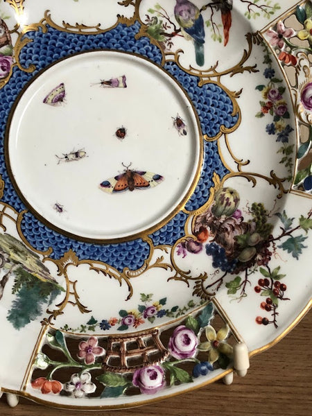 Meissen Porcelain Bruhlsche Allerlei Plate with Everything!... Circa 1745