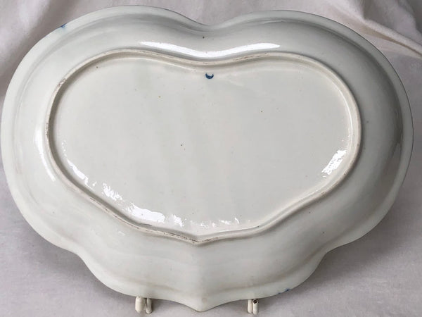 Worcester Gilliflower Pattern Serving Dish Circa 1775