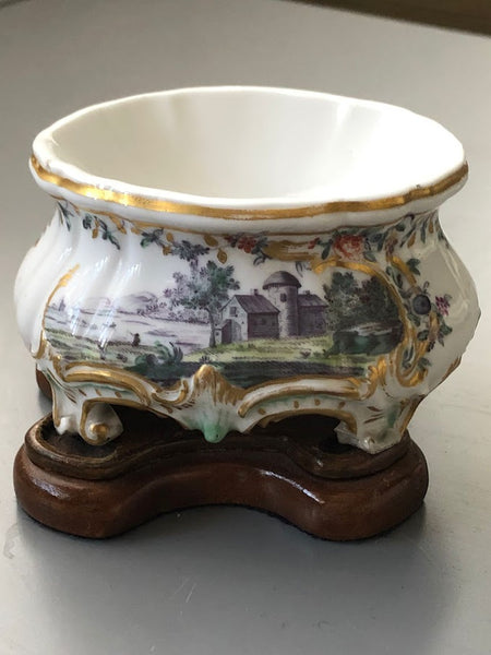 Nymphenburg Porcelain Scenic Salts, 1770 RARE!!!