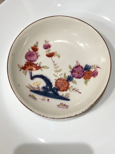 Bol à thé et soucoupe Kakiemon en porcelaine de Meissen 1730 Drehers Marks #2