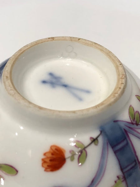 Meissen Porcelain Kakiemon Tea Bowl and Saucer 1730 Drehers Marks #3