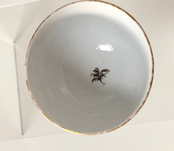 Oude Loosdrecht Porcelain Tea Bowl by Johannes de Mol, 1770s.