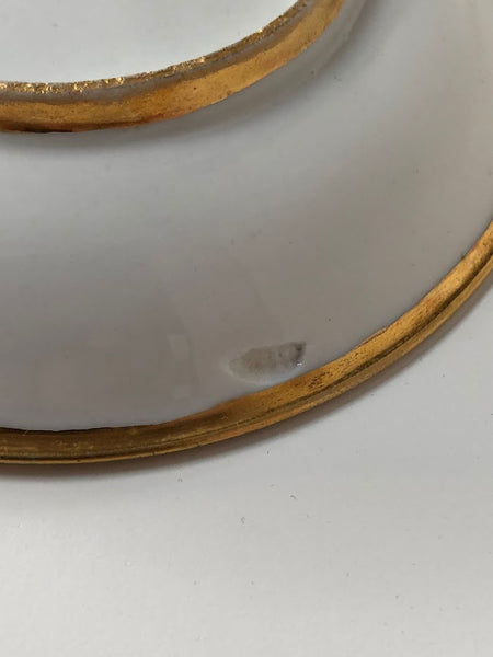 Meissen Porcelain, Böttger Saucer, 1720-1725