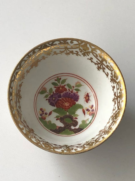 Meissen Porcelain Scenic Tea Bowl & Saucer 1725-1730