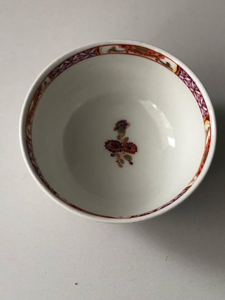 Meissen Porcelain J E Stadler Tea Bowl with Chinoiserie Figure, 1740