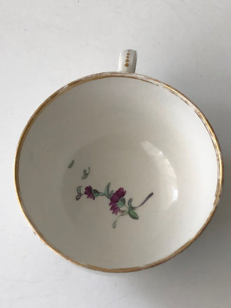 Ansbach Porcelain Town Scene Cup. Circa 1760