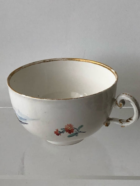 Ansbach Porcelain Town Scene Cup. Circa 1760